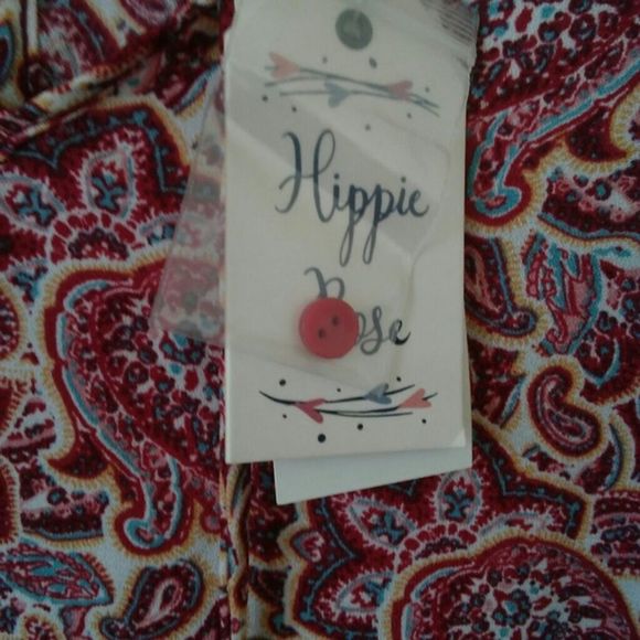 🔥3/30 HIPPIE ROSE Boho Paisley Crochet Bell Sleeve Top - Picture 5 of 8